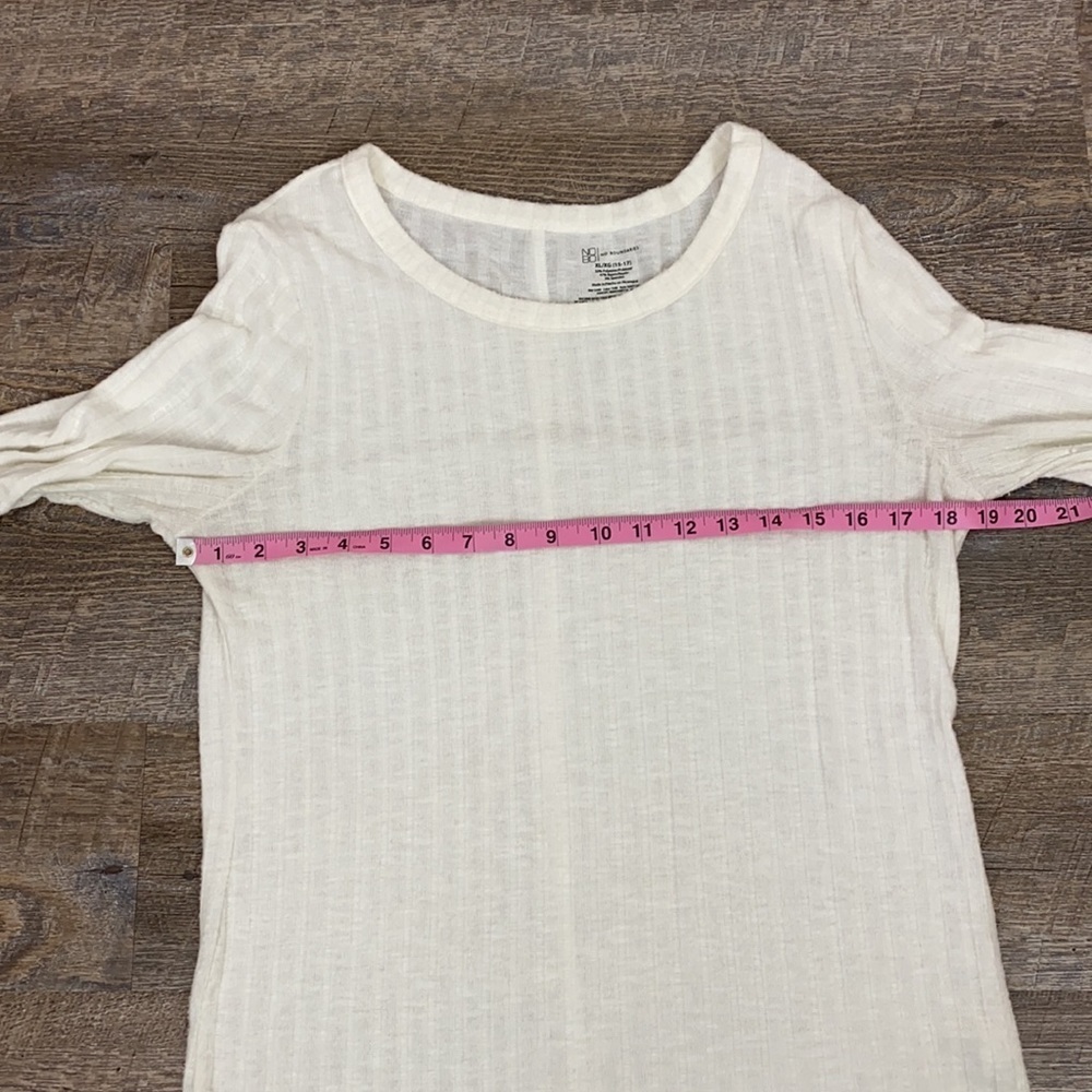 NoBo Cream Long Sleeve Top XL - Picture 7 of 9